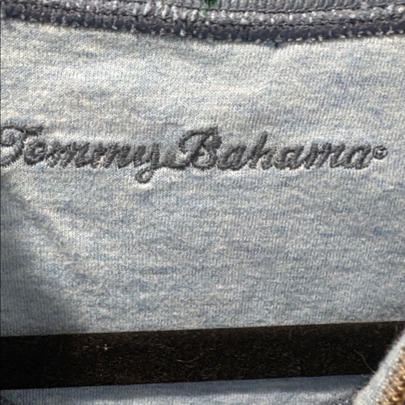 Tommy Bahama Men's Blue Zip-Up Sweater - Picture 5 of 13